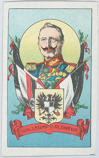 Wilhelm II, Emperor of Germany, from 'Europe During the War' — Anonymous, 20th century|Wilhelm II, Emperor of Germany