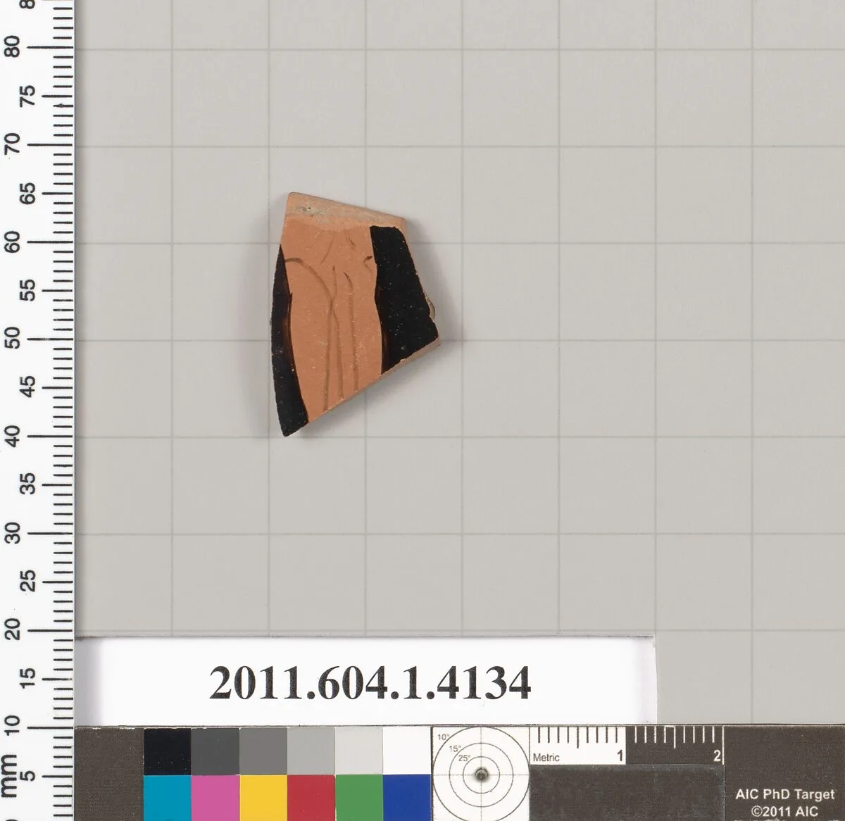 Terracotta fragment of a kylix (drinking cup) — Unknown