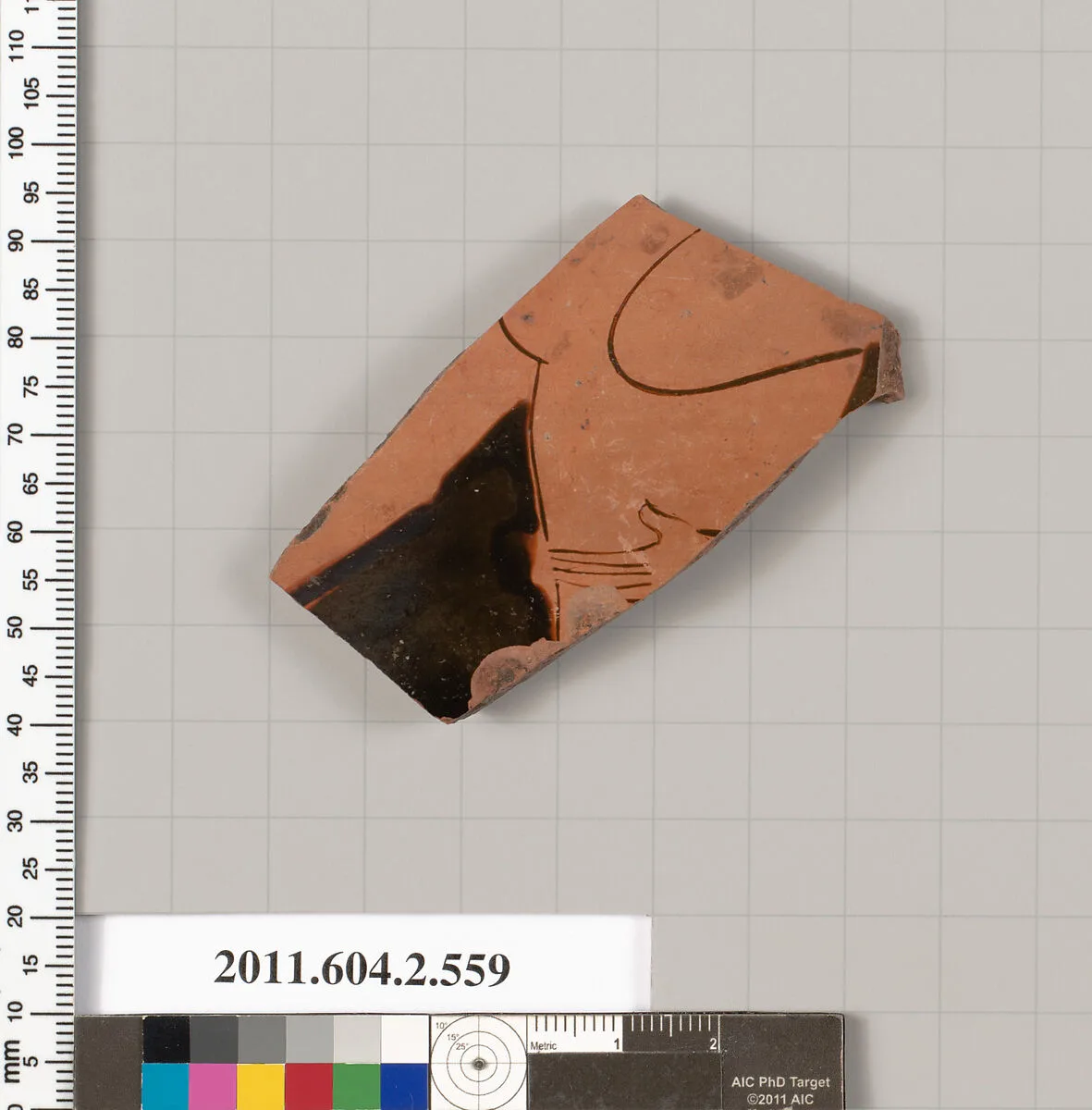 Terracotta fragment of a column-krater (bowl for mixing wine and water) — Unknown
