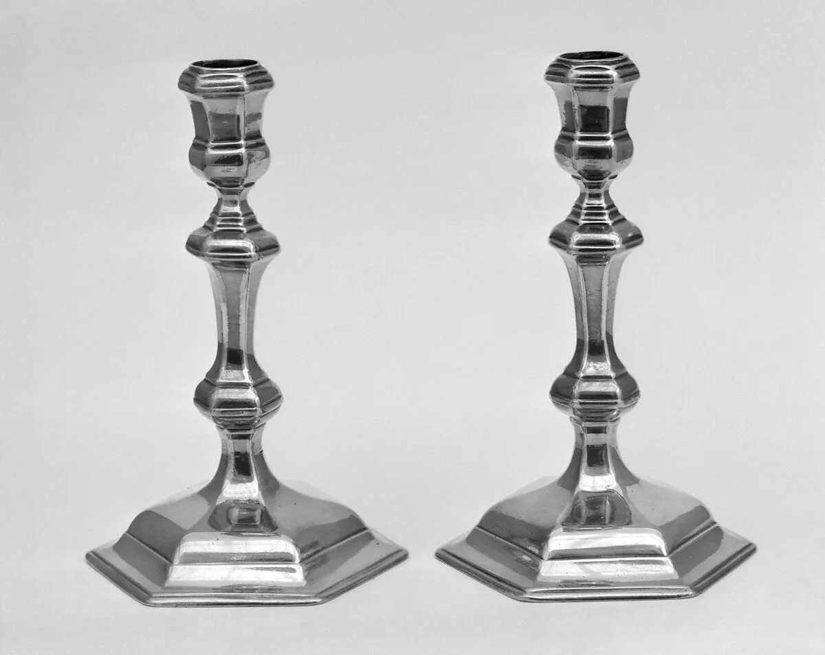 Pair of candlesticks — Joseph Bird