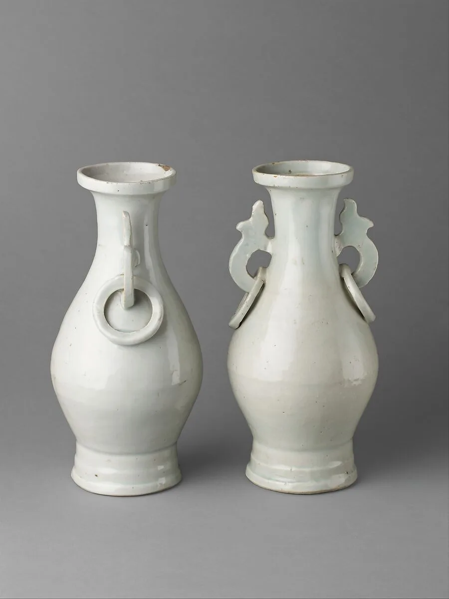 Vase: Qingbai Shufu-type ware (pair with 1975.1.1669) — Chinese