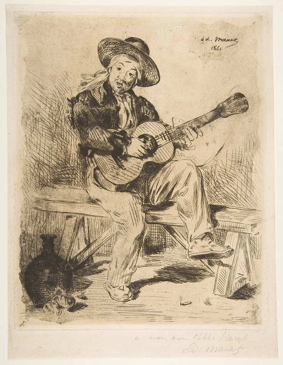 The Spanish Singer — Edouard Manet
