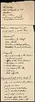 [23 Undated Manuscript Notes and Fragments: Shooting Scripts and Subject Lists, Some Related to Unrealized Book and Film Projects, and Including Miscellaneous Lists of People]