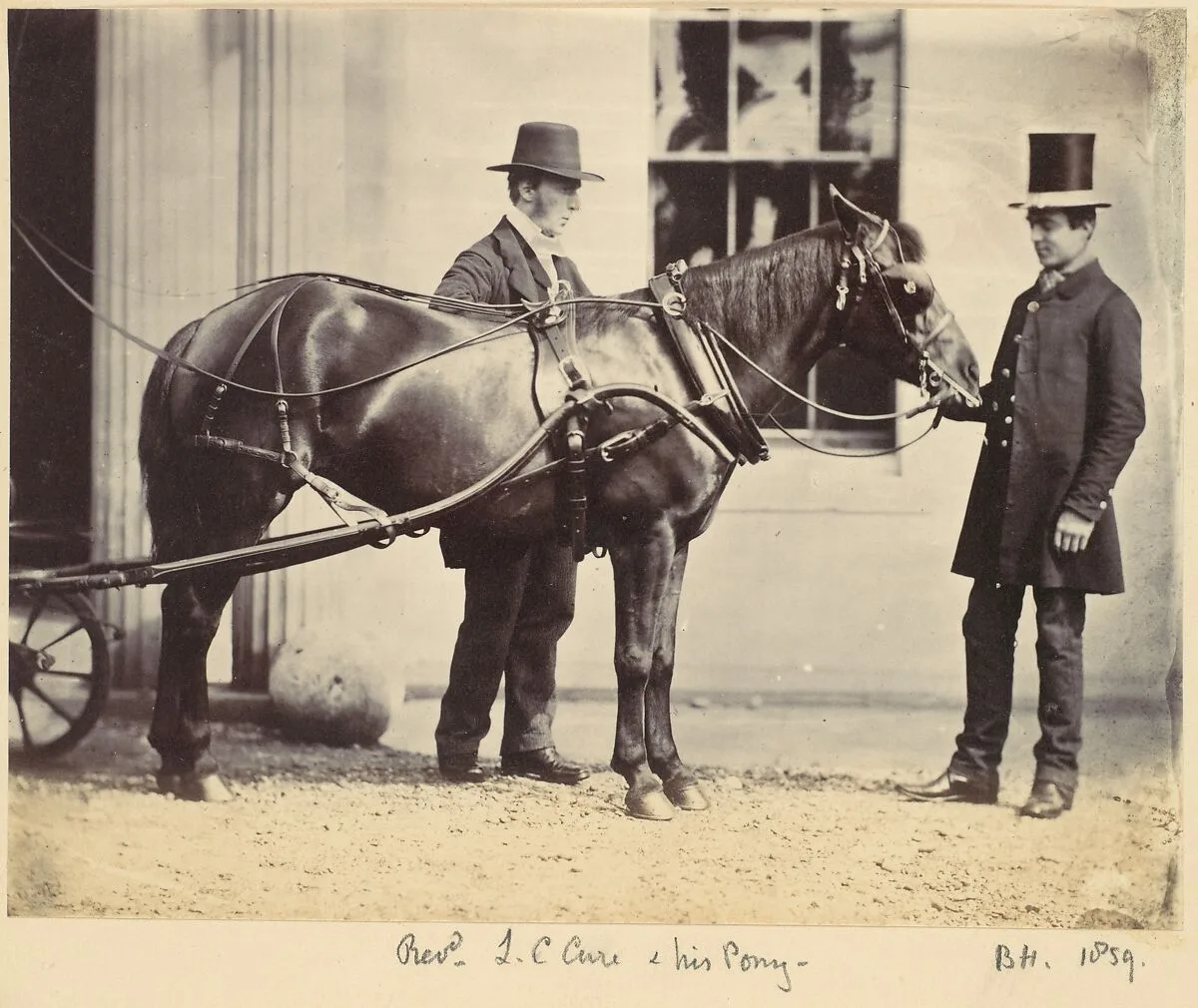 Reverend L. C. Cure and His Pony — Alfred Capel Cure