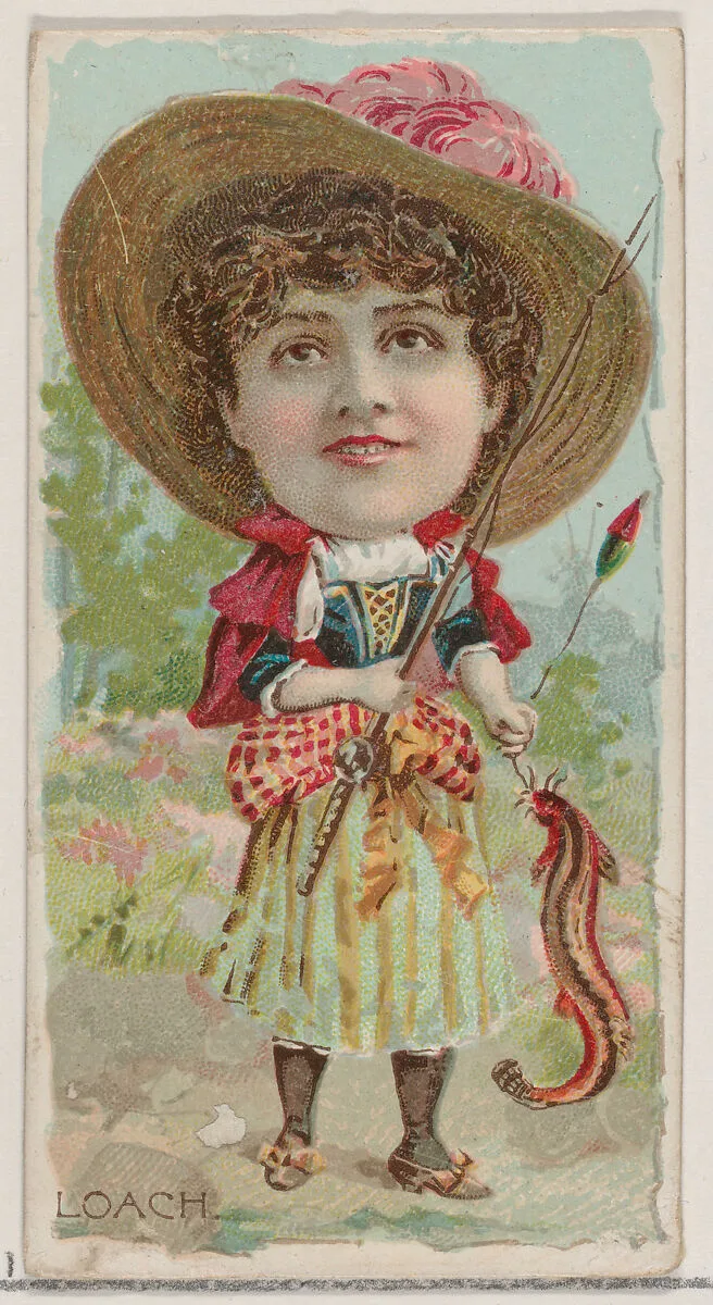 Loach, from the series Fishers and Fish (N74) for Duke brand cigarettes — W. Duke, Sons & Co.|Knapp & Company