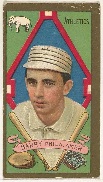 John J. Barry, Philadelphia, American League, from the "Baseball Series" (Gold Borders) set (T205) issued by the American Tobacco Company — American Tobacco Company