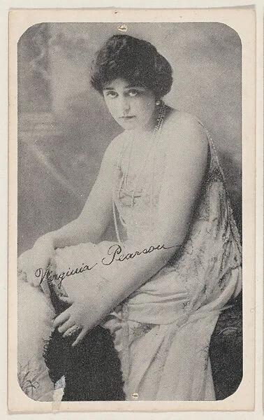 Virginia Pearson from Kromo Gravure "Leading Moving Picture Stars" (W623) — Kromo Gravure Photo Company, Detroit, Michigan