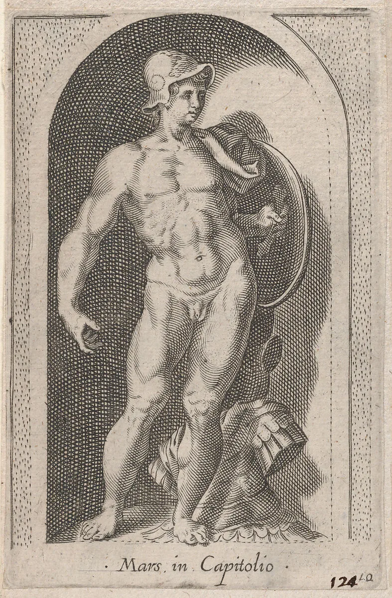 Speculum Romanae Magnificentiae: Mars (Mars in Capitolio) — Anonymous|Philippe Thomassin|Antonio Lafreri