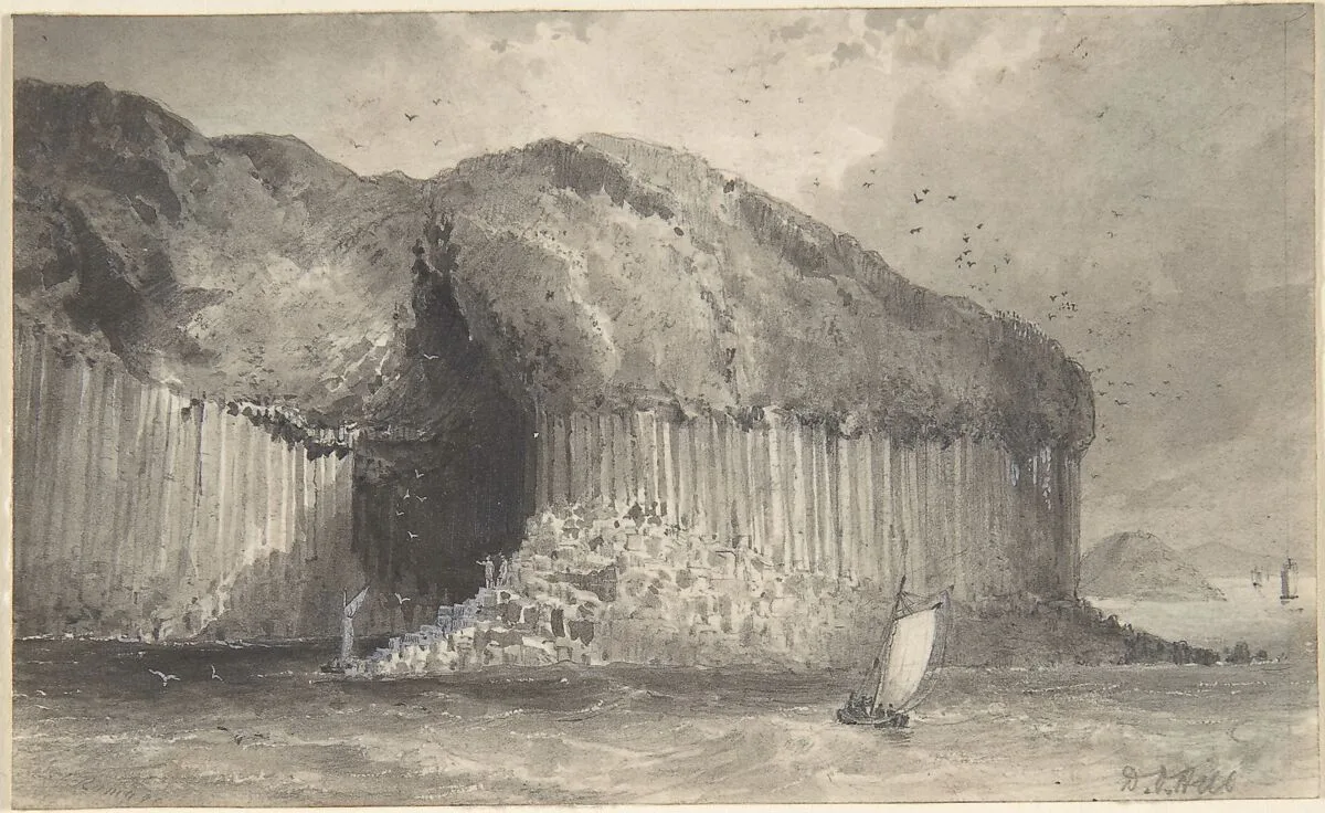 View of Fingal's Cave — David Octavius Hill