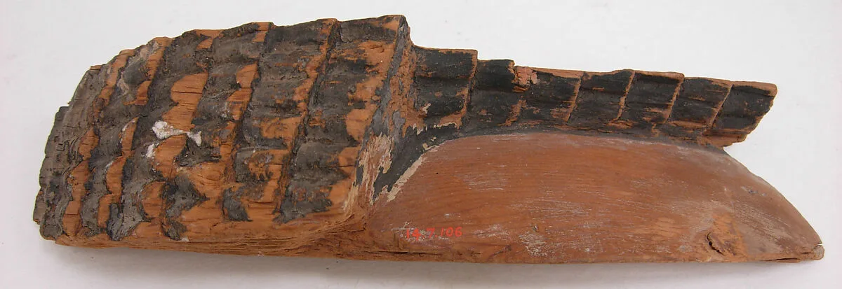 Fragment from the head of a statue — Unknown