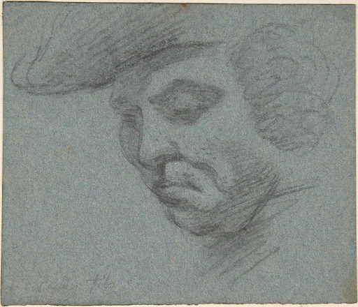 Head of Man Facing Left