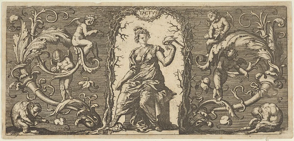 Touch (Tactus), from Quinque Sensuum — Franz Cleyn|Robert Walton