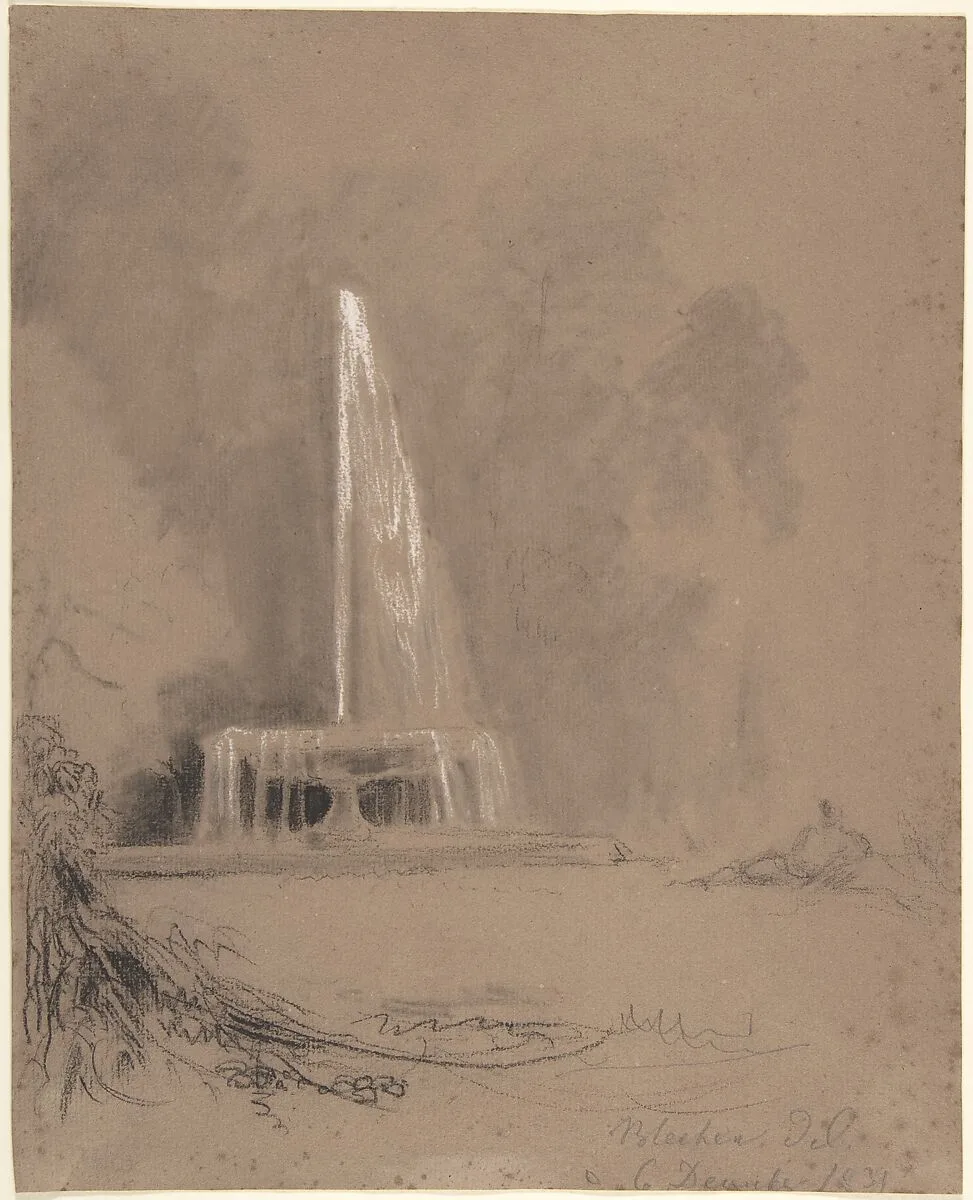 A Fountain in the Park — Karl Blechen