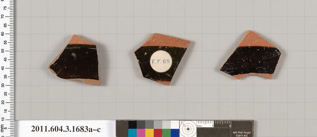 Terracotta fragments of kylikes: Band or lip cups (drinking cups) — Unknown