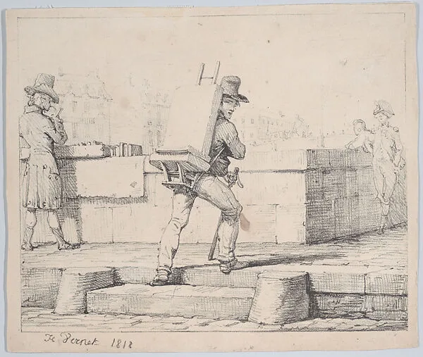 The Carrier of Lithographic Stones — Horace Vernet