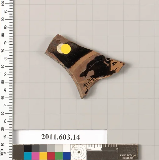 Fragment of a terracotta kylix