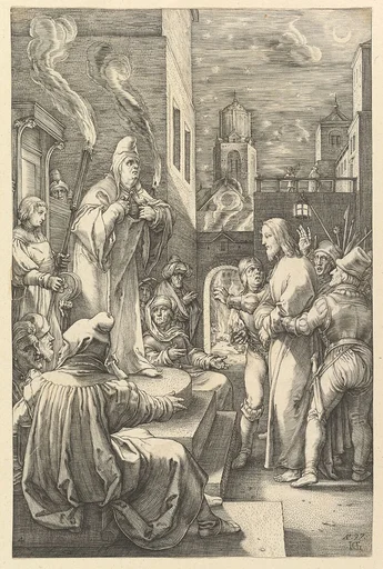 Christ before Caiphas, from "The Passion of Christ"