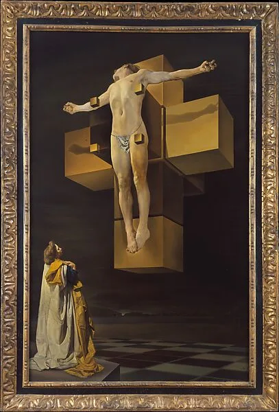 Crucifixion (Corpus Hypercubus) — Salvador Dalí