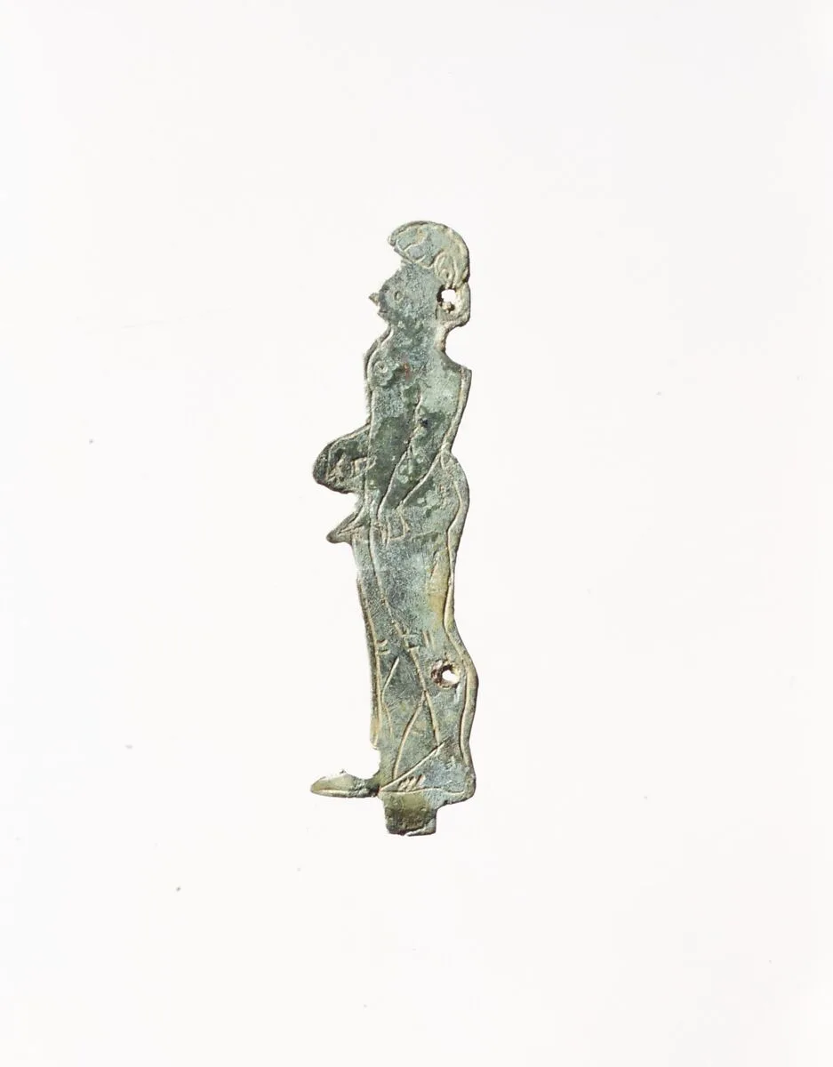 Bronze plaque of a warrior — Unknown