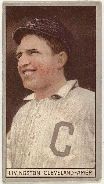 Paddy Livingston, Cleveland, American League, from the Brown Background series (T207) for the American Tobacco Company — American Tobacco Company