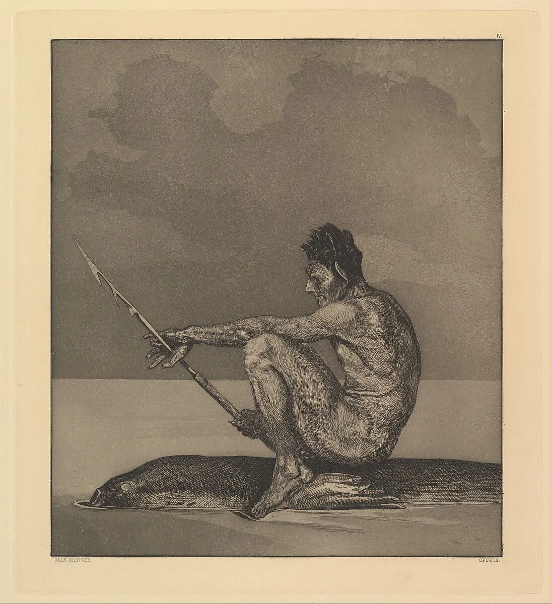 Zweite Zukunft from Eva und die Zukunft (Rad.-Werk III) — Max Klinger|Max Klinger|Wilhelm Felsing
