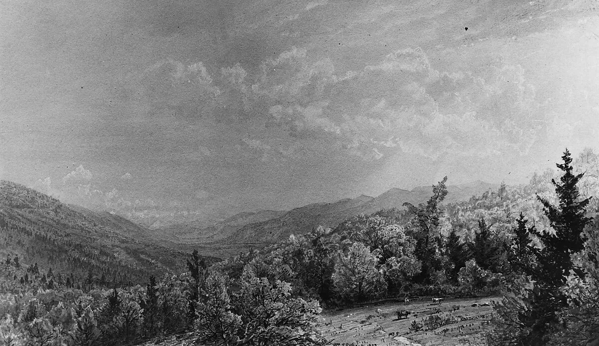 From the Flume House, Franconia, New Hampshire — William Trost Richards