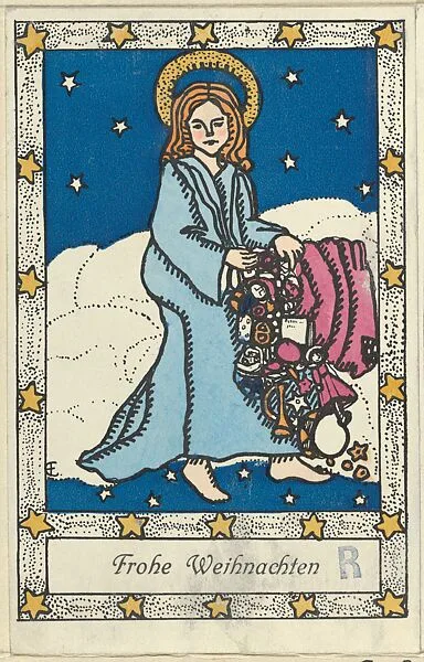Merry Christmas (Frohe Weihnachten) — Wiener Werkstätte|Anonymous, Austrian, Viennese, 20th century