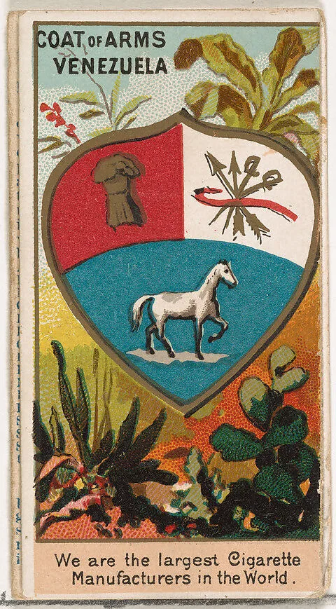 President Guzman Blanco of Venezuela, from the Rulers, Flags, and Coats of Arms series (N126-2) issued by W. Duke, Sons & Co. — W. Duke, Sons & Co.