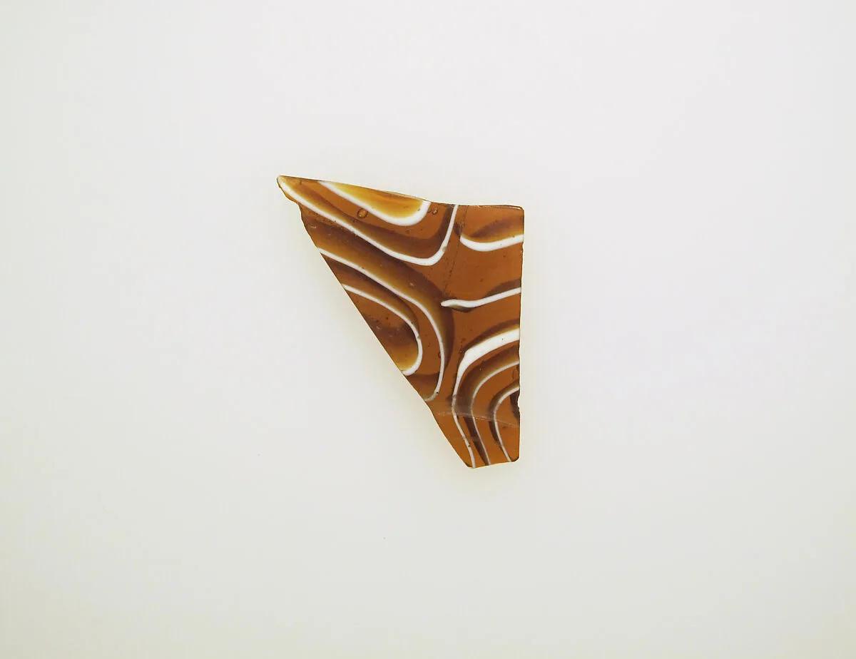 Glass mosaic bowl fragment — Unknown