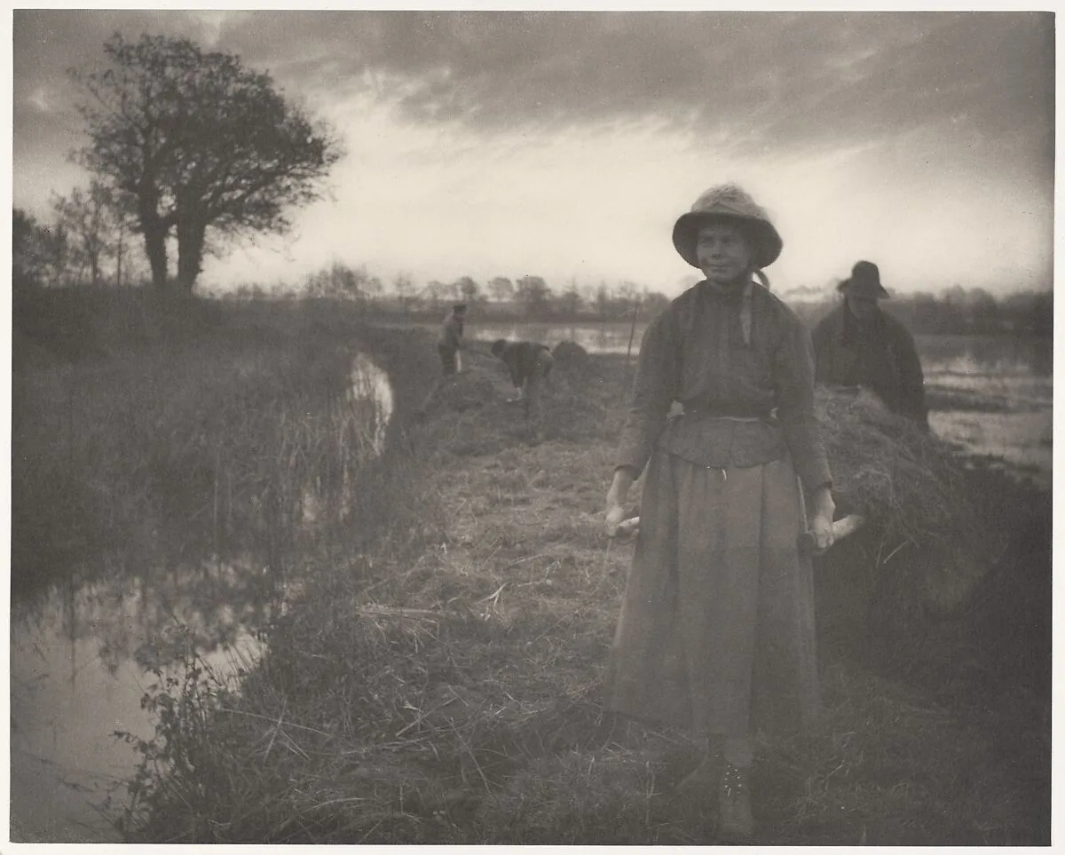 Poling the Marsh Hay — Peter Henry Emerson
