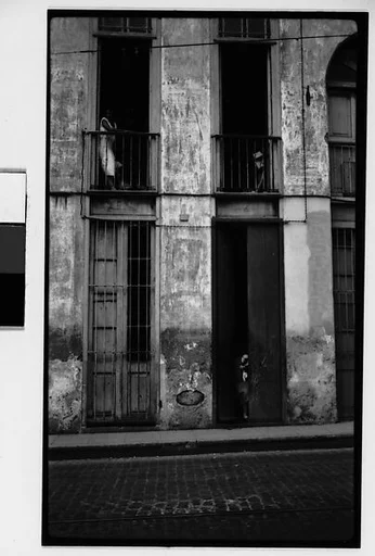 [Doorway and Balconies of Housefront, Havana]