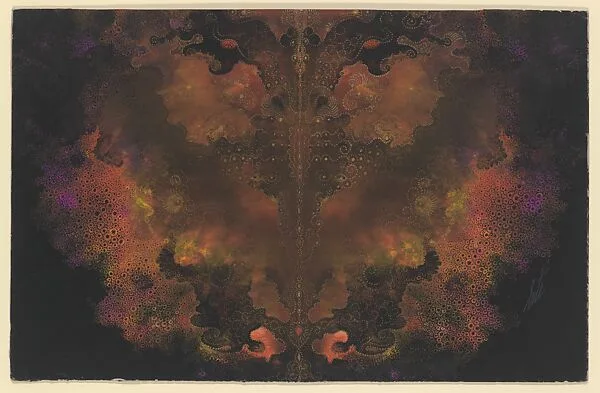 Curtain Design for "Vision" (1928) — Erté (Romain de Tirtoff)