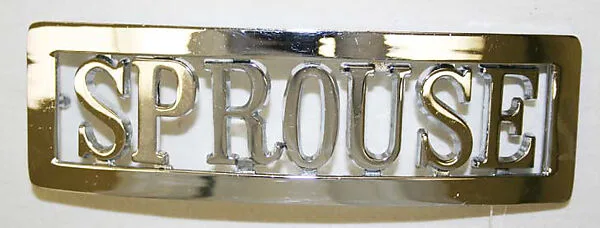 Belt buckle — Stephen Sprouse