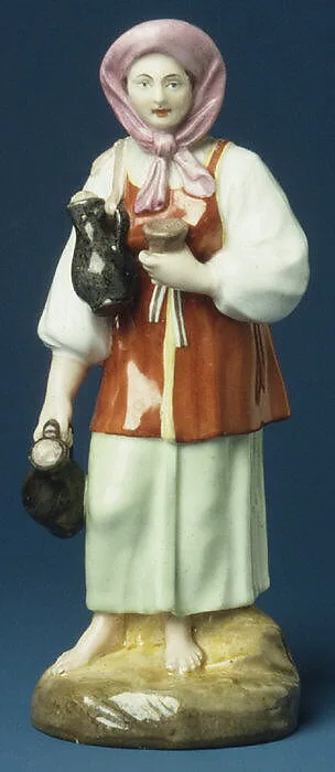 Okhta Milkmaid — Imperial Porcelain Manufactory, St. Petersburg