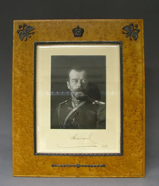 Picture frame with signed photograph — House of Carl Fabergé|Karl Gustav Hjalmar Armfelt