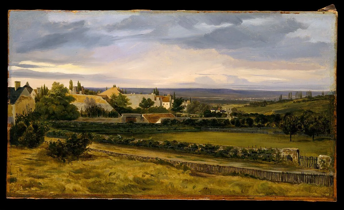 A Village in a Valley — Théodore Rousseau