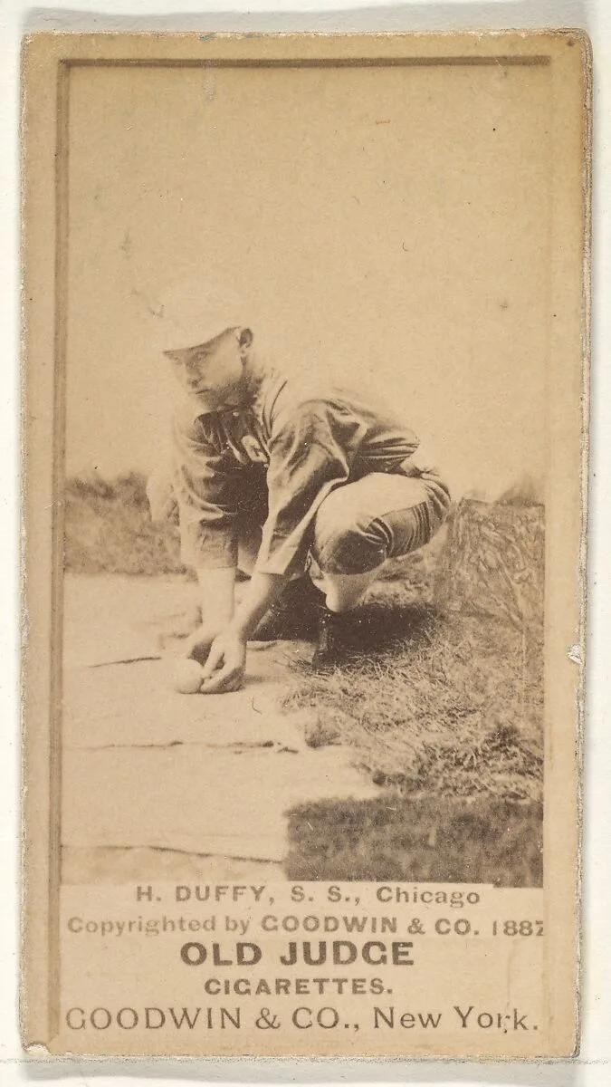 Hugh Duffy, Shortstop, Chicago, from the Old Judge series (N172) for Old Judge Cigarettes — Goodwin & Company