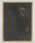 Clarence White (recto); Unidentified Figure (verso) — Marius de Zayas