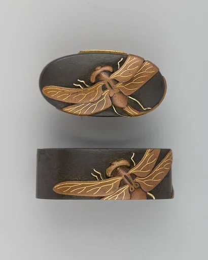Sword-Hilt Collar and Pommel (Fuchigashira)