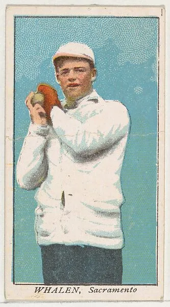 Whalen, Sacramento, from the "Obak Baseball Players" set (T212), issued by the American Tobacco Company to promote Obak Mouthpiece Cigarettes — American Tobacco Company