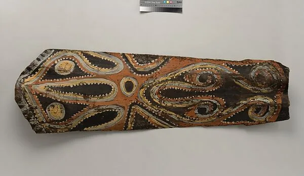 Painting from a Ceremonial House Ceiling — Artists of Mariwai Village|Kulumb, Simberaga Wanyi