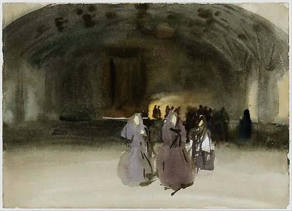 Women Approaching — John Singer Sargent