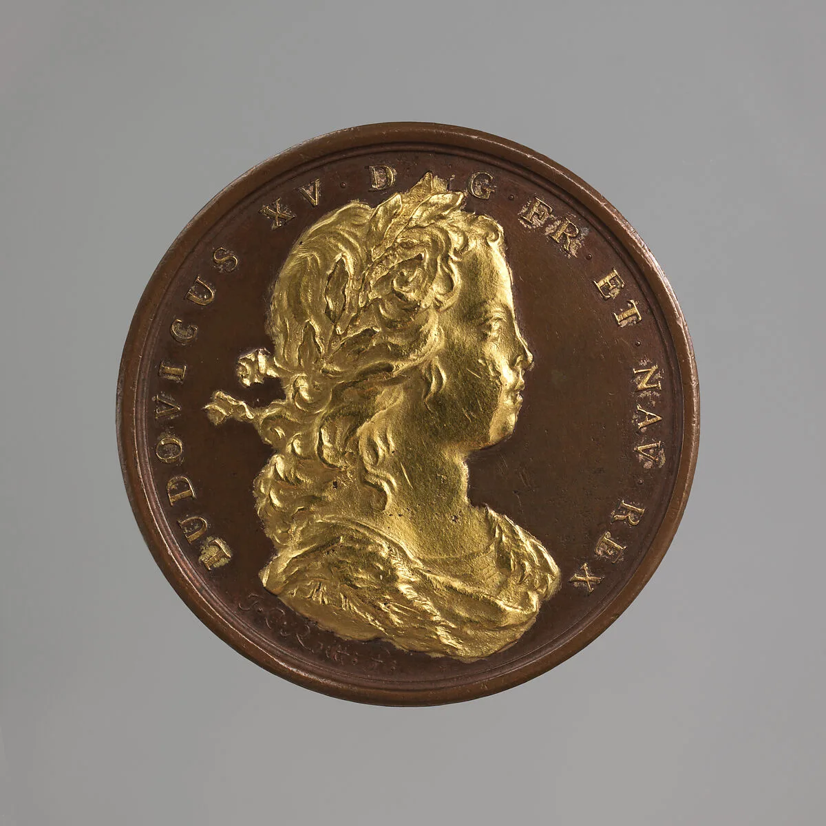 Louis XV: Progress of the King — Joseph-Charles Roettiers