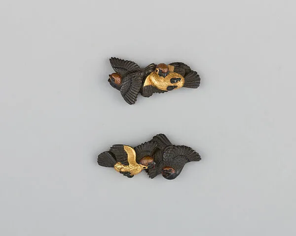 Pair of Sword-Grip Ornaments (Menuki) — Unknown