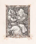 Elijah in the Cave, for Mortimer Cohen's Pathways through the Bible — Arthur Szyk