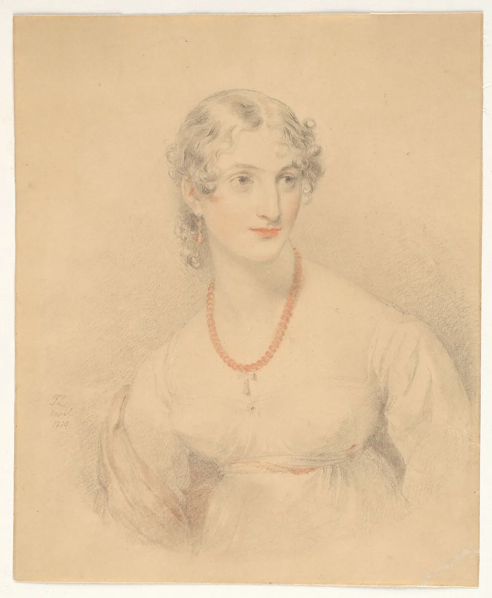 Portrait of a Young Lady with an Amber Necklace — Sir Thomas Lawrence