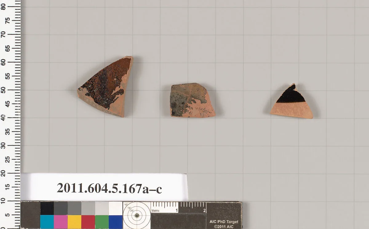 Terracotta fragments of kylikes (drinking cups) — Unknown