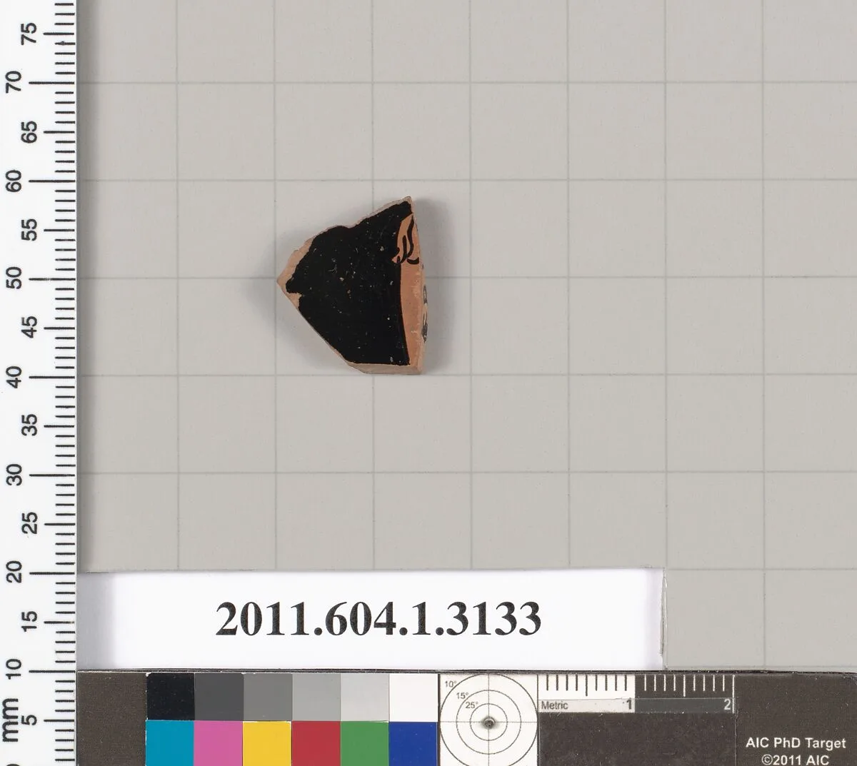 Terracotta fragment of a kylix (drinking cup) — Unknown