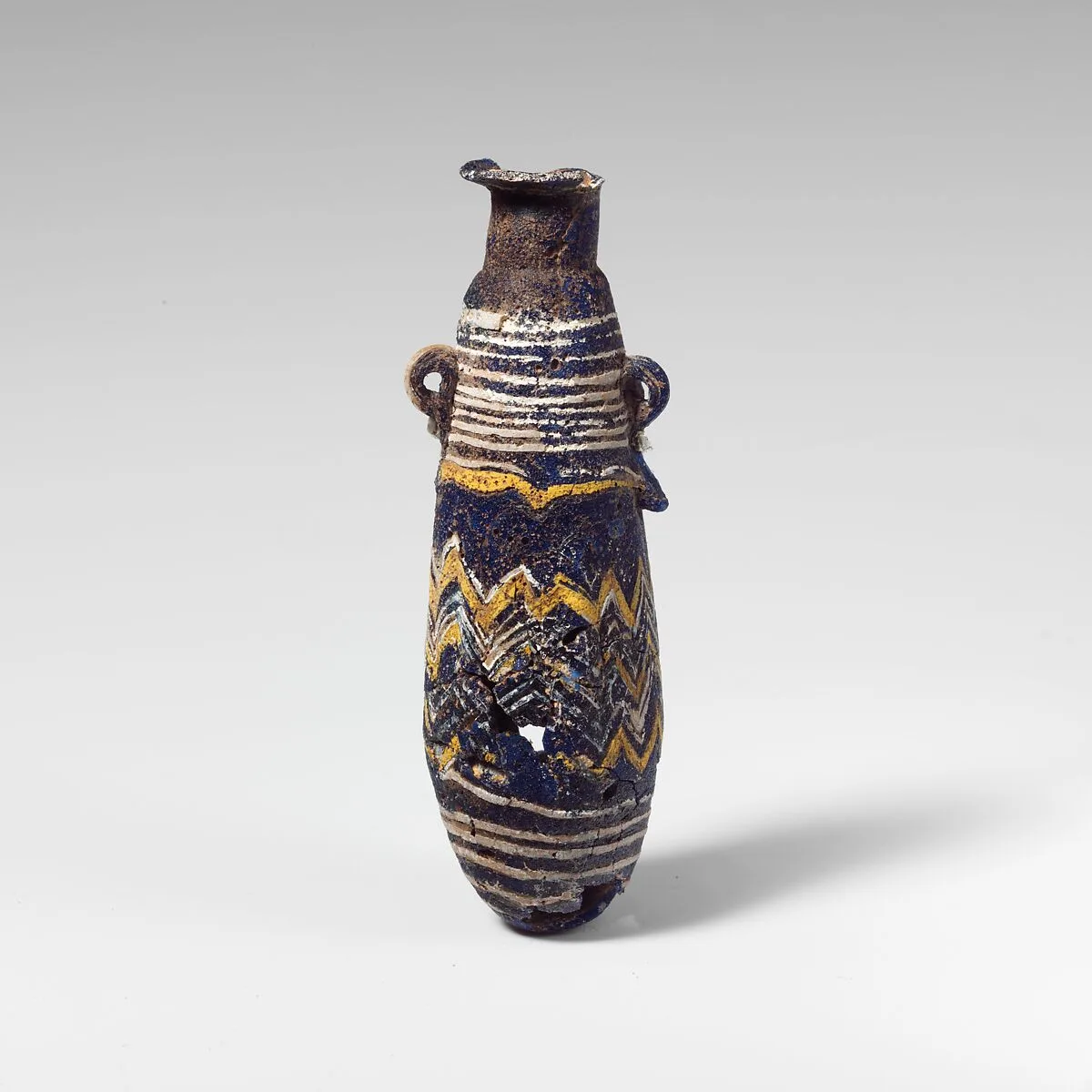Glass alabastron (perfume bottle) — Unknown