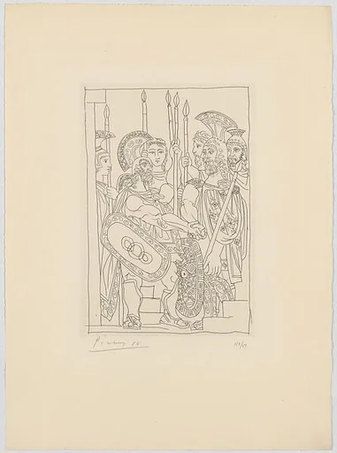 Accord between the Warriors of Sparta and Athens, from Lysistrata by Aristophanes